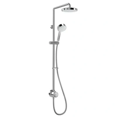 Image of Mira Minimal Dual Outlet Thermostatic Mixer Shower &amp; Kit Chrome 1.1943.002