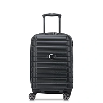 Image of DELSEY PARIS Shadow 5.0 Rigid Expandable Cabin Suitcase 55 x 35 28 cm 43 litres S Black, S,