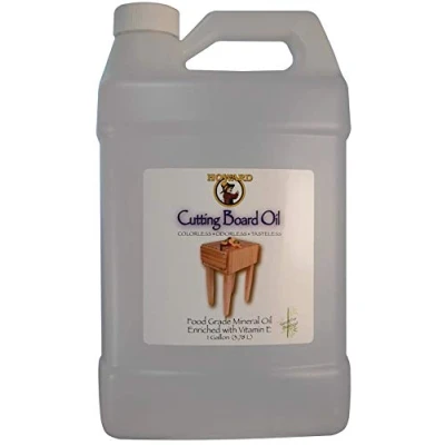 Image of Howard BBB0128 Cutting Board Oil (3.78lt) for use on Butcher Blocks, Bread Boards, Chopping Boards and Wooden Kitchen Tools