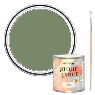 Image of Rust Oleum Green Ultra Durable Grout Paint All 250ml
