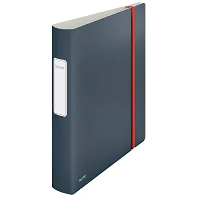 Image of Leitz 180 Active Lever Arch File, 350 Sheet Capacity, 65 mm Spine, Cosy Range, A4, Velvet Grey, 10390089