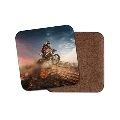 Image of 1 x Motocross Dirt Bike Coaster Motorbike Dad Brother Fun Sports #8761