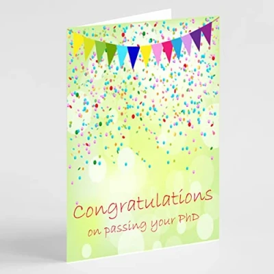 Image of Beebooh cards Celebration Passed PhD card