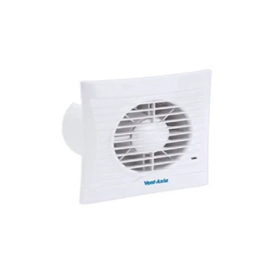 Image of Vent Axia Silhouette 100T Bathroom / Toilet Extractor Fan with Timer. Model Number: 454056B