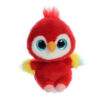Image of YooHoo Lora Scarlet Macaw 5In 61084 Red