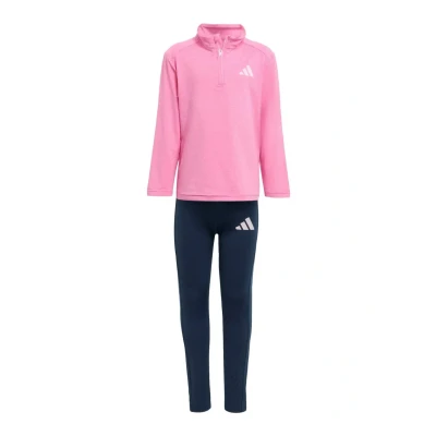 Image of adidas Sportswear GOTO Little SET Leggings Trousers pink fusion white clear for kids, Size: 3 4y,