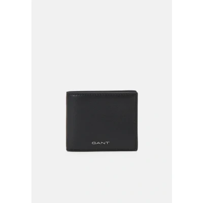 Image of Gant Mens Leather Bifold Wallet Black One Size
