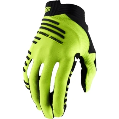 Image of 100% R Core Gloves Fluo Yellow, M