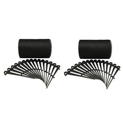 Image of 12 Metres Gutter Protection Mesh Guard with 30 Fixing Clips