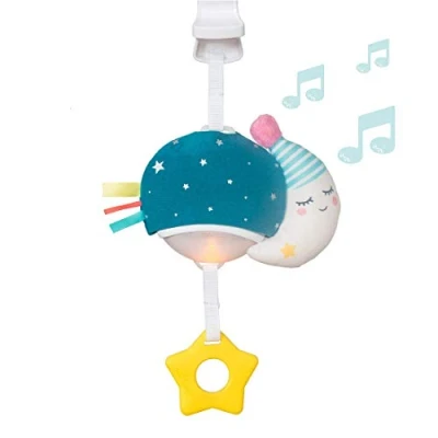 Image of Taf Toys Musical Mini Moon, On The Go Music &amp; Lights Toy Parent and Baby’s Travel Companion, Soothe Baby, Keeps Baby Relaxed While Strolling, for Newborns Up,TAF12585