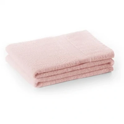 Image of DecoKing Guest Towel 30 x 50 cm Cotton Quality 525 g/m² Light Pink Absorbent Marina