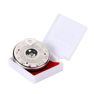 Image of 13 Tone Pitch Pipe, Sensitive Chromatic Pipe Tuner Accessory for Guitar Bass Violin Ukulele Tuning