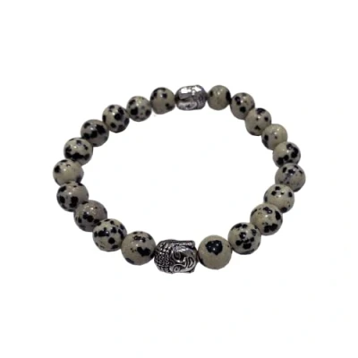 Image of VIE Buddha Bracelet (Dalmatian)