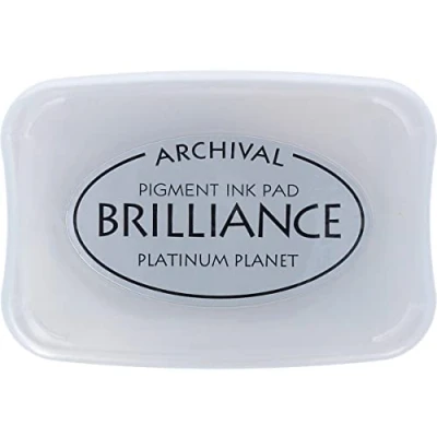 Image of Tsukineko Brilliance Ink Pad, Platinum Planet,BIP92