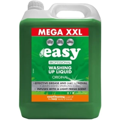 Image of Easy Original Dish Washing Up Liquid Clean Scent Detergent Kitchen Soap 5L Pack Boxed Slamtech