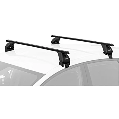 Image of Summit SUP 26312S Premium Multi Fit Roof Bars, Black Steel, Set of 10