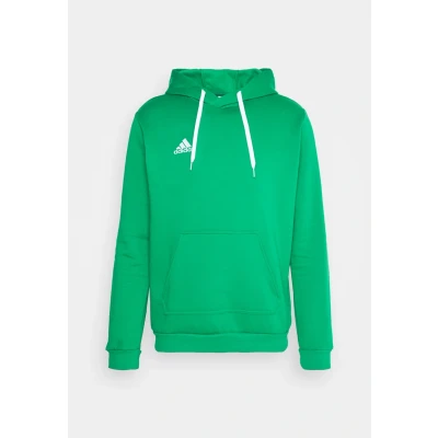 Image of adidas Performance Entrada Hoody Hoodie, Men&#039;s, Size: Small, Team green/white