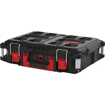 Image of Milwaukee 4932464080 PACKOUT Box 3 Toolbox System , Red