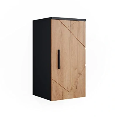 Image of Vicco Bathroom cabinet Irma, Anthracite/Oak, 30 x 59 cm