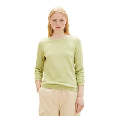 Image of TOM TAILOR Denim Women&#039;s 1039822 Sweatshirt, 32256 dusty pear Green, XL
