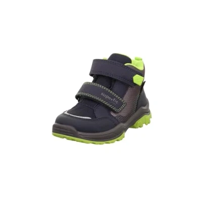 Image of Superfit Jupiter Classic ankle boots for kids, Size: 10/10.5K, Blau/hellgrün Imitation leather/ textile