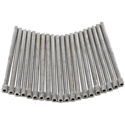Image of JINGLING 3 mm 1/8&quot; inch Coated Diamond Hole Saw Core Drill Bit Masonry Drilling Cutter Tools for Glass Marble Tile Granite Stone Pack of 20Pcs