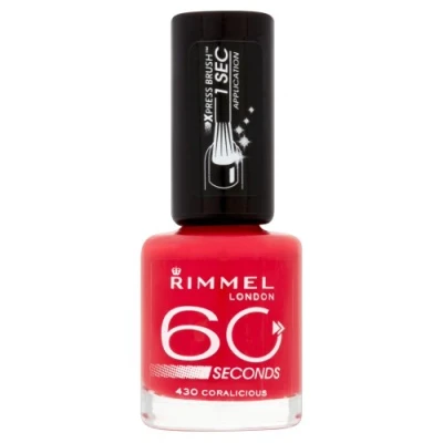 Image of Rimmel 60 Seconds Nail Polish, Coralicious