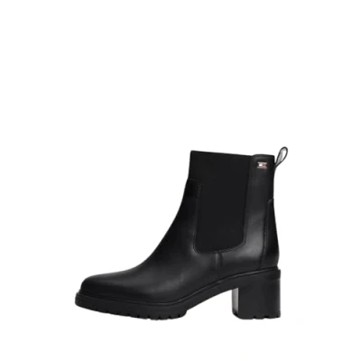 Image of Calvin Klein Jeans ZIP BOOT High heeled ankle boots, Women&#039;s, Size: 5, Fossil/black Polyester