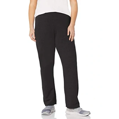 Image of JUST MY Size Women&#039;s Plus EcoSmart Sweatpants, Ebony, XXX Large Petite