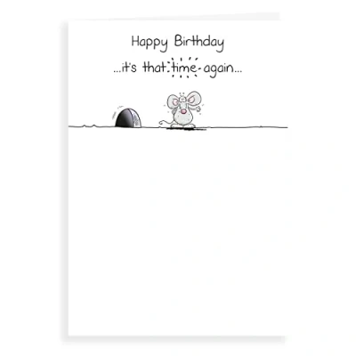 Image of Regal Publishing Humour Funny Birthday Card Its that time again 7 x 5 inches