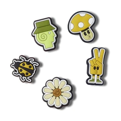 Image of Crocs Unisex&#039;s Tripped Out 5 Pack Shoe Charms, One Size