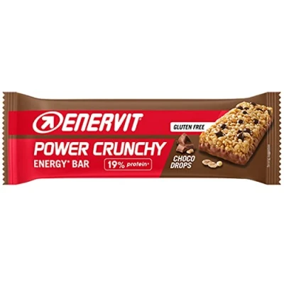 Image of Enervit Power Crunchy Energy Bar (Choco Drops, 25 x 40g)