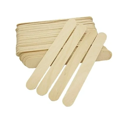 Image of TNBL 50 Pcs Large Disposable Wooden Waxing Spatulas Wax Applicator Sticks for Body Hair Removal 6 inches