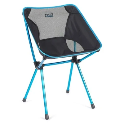Image of Helinox Café chair The portable, lightweight style is sized for enjoying camping meals comfortably (Black)