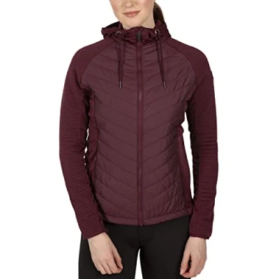 Image of Trespass Womens Long Sleeve Zipped Hoodie Gym Top Active Workout Grace
