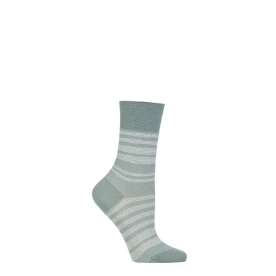 Image of Women&#039;s 1 Pair Falke Sunset Stripe Sensitive Lyocell Socks Light Jade 2.5 5 Ladies