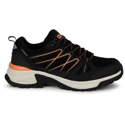 Image of DLX Womens Active Trainers Moulded EVA Footbed Traction Grip Sole Zindzi Ii Black