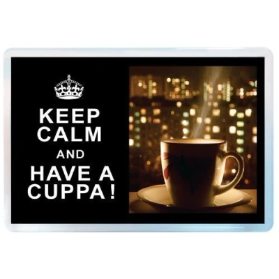 Image of Keep Calm and Have a Cuppa Fridge Magnet (posh Mug), Cup of Tea, Tea Coffee Lover, Novelty (19)
