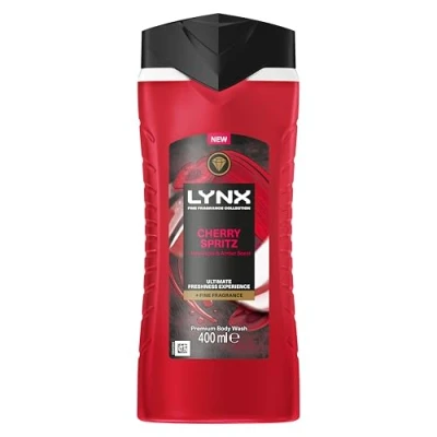 Image of Lynx Cherry Spritz Body Wash for men 400 ml