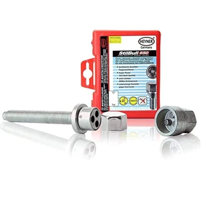 Image of HEYNER Locking Wheel Bolts Selection Fits VW Transporter T5 T6 of Spare Anti Theft Kit (T6 Long 90.5mm BIA/AA)