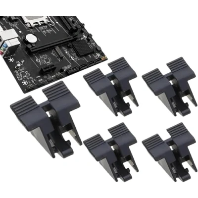 Image of 5Pcs PCIE 16X Slot For Desktop Computer Mainboard With Fishtail Fixing Clip X16 Socket Graphics Card