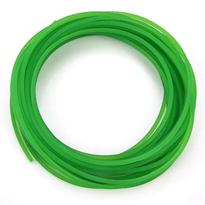 Image of Akozon Polyurethane Round Belt PU for Drive Transmission High Performance Green Rough Surface (3mm*10m)