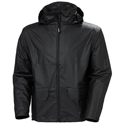 Image of Helly Hansen Workwear Men&#039;s Voss Waterproof Rain Jacket, Black, S