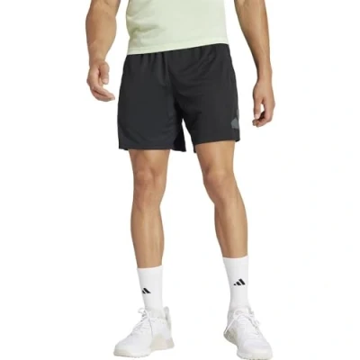 Image of adidas Performance Train Essentials Seasonal LOGO Sports shorts, Men&#039;s, Size: Sx7&quot;, Black