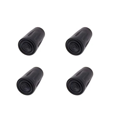Image of HIKEHOBBY Spare Replacement Walking Stick Trekking Hiking Pole Rubber Ferrule Ends 4 Pack