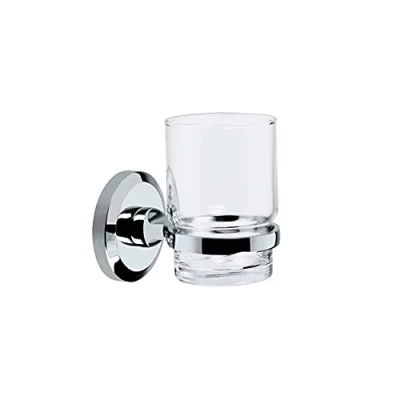 Image of Bristan SO HOLD C Solo Toothbrush and Tumbler Holder Chrome Plated