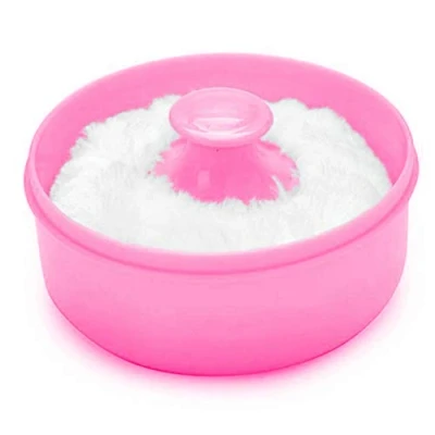 Image of LJSLYJ Soft Face Body Cosmetic Powder Puff Talcum Sponge Box Case Container