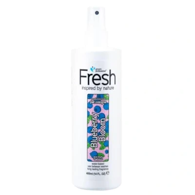 Image of GROOM PROFESSIONAL FRESH Blueberry Bloom Dog Cologne Spray Perfume for Smelly Dogs Sweet Scent Long Lasting Embrace Freshness &amp; Charm, 400ml