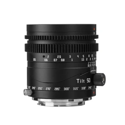 Image of TTArtisan 50mm f1.4 Tilt Lens Full Frame Manual Portrait Lenses Large Aperture Compatible with Fuji X Mount