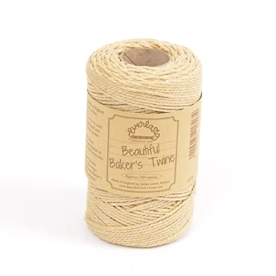 Image of 100m Everlasto &#039;Solid&#039; Beautiful Baker&#039;s Cotton Craft Twine (2mm Approx) (Blonde)
